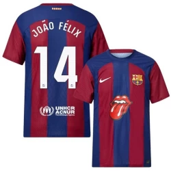 FC Barcelona João Félix #14 Voetbalshirt 2023-24 x Rolling Stones Thuistenue Heren